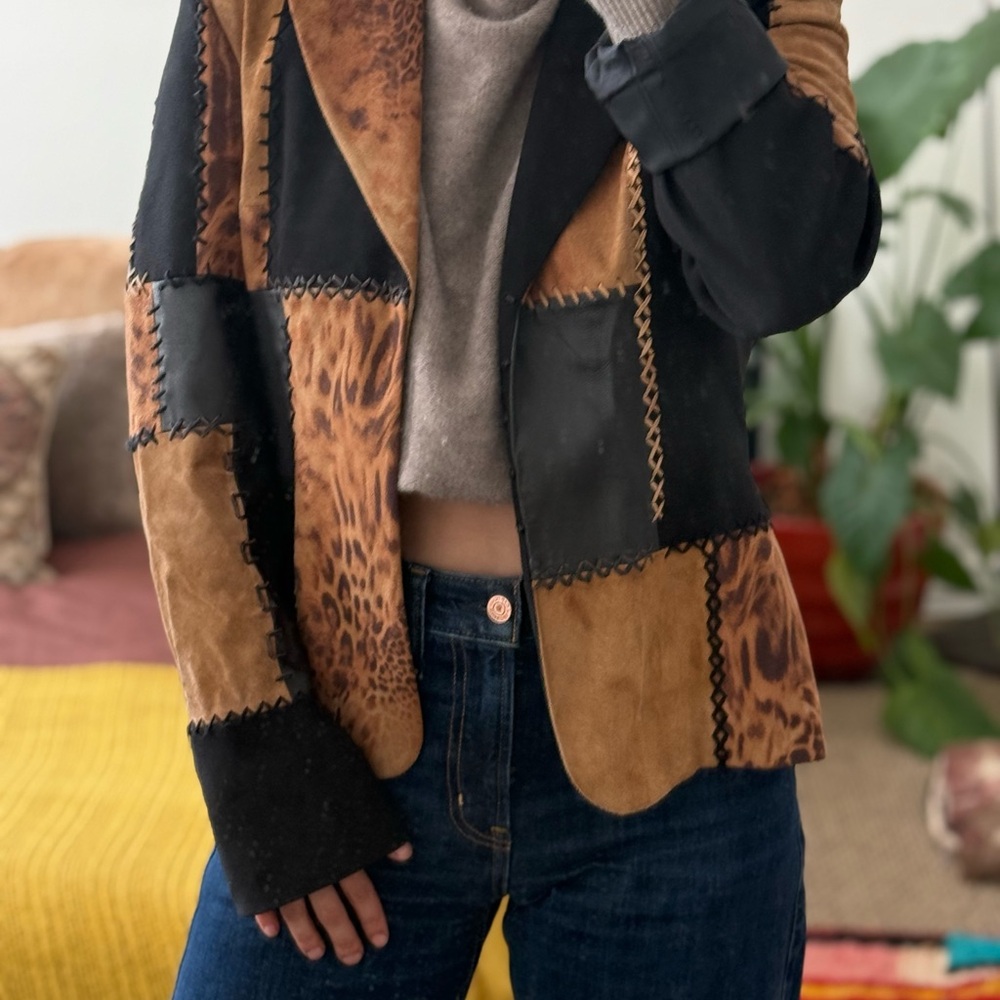 Alberto Makali - Leather & Suede - Patchwork Jacket